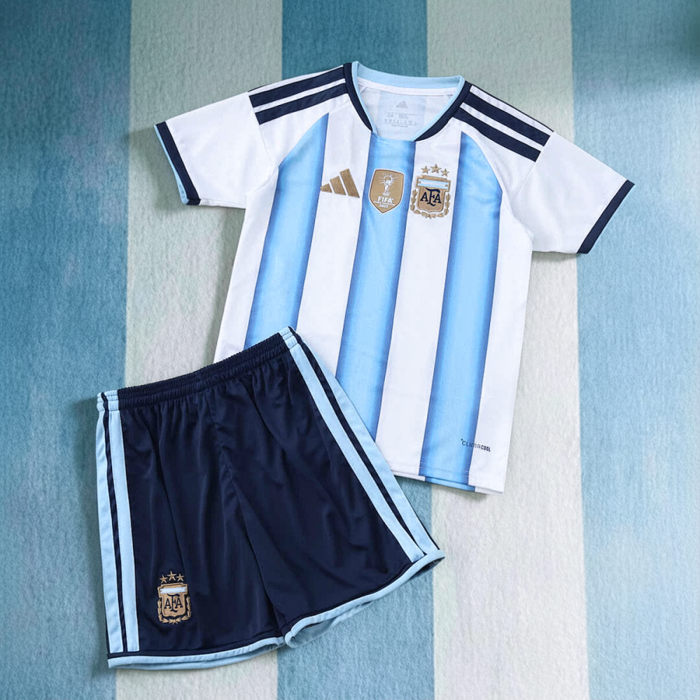 2026 FIFA World Cup Argentina home Kids kit