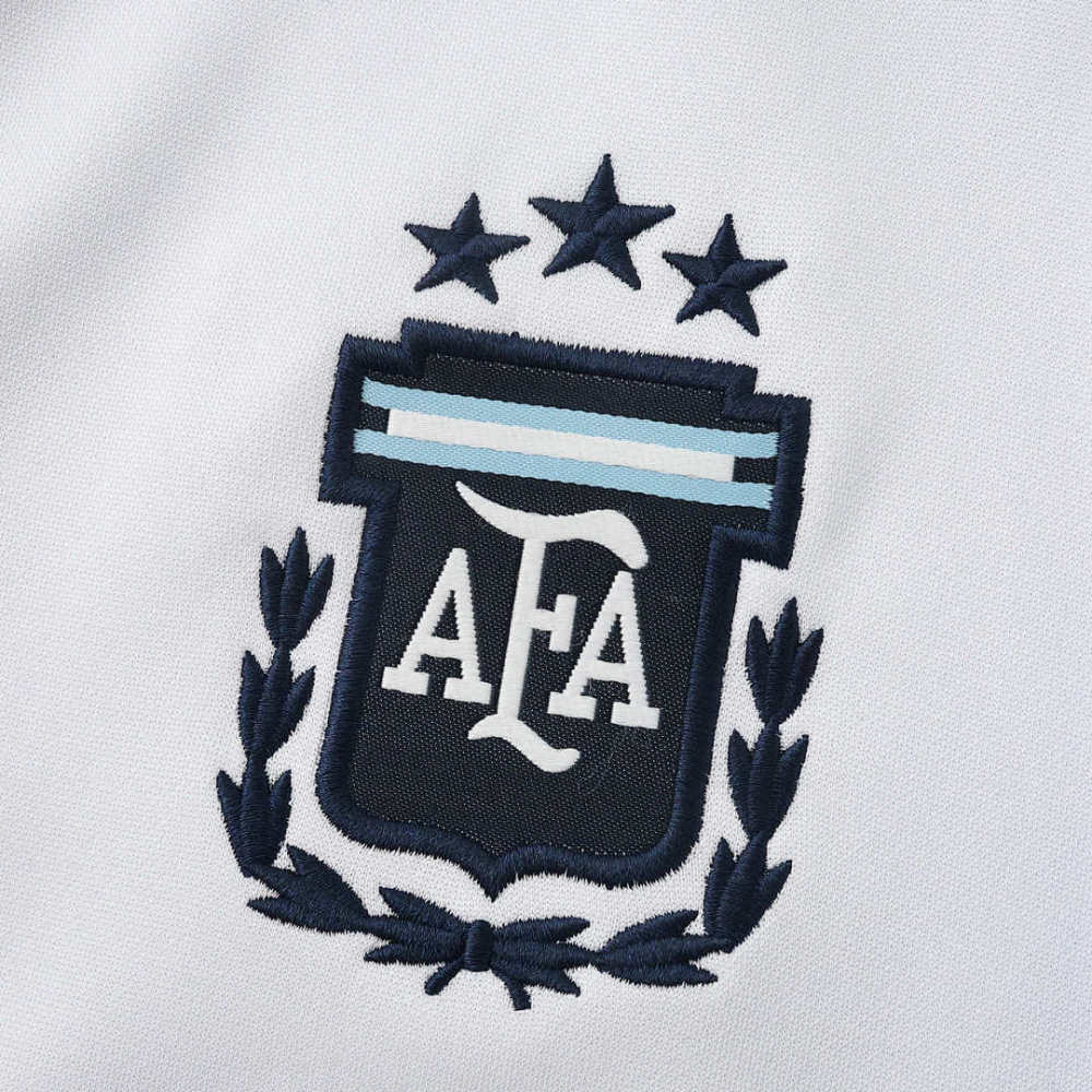 2026 FIFA World Cup Argentina White Half zip training suit set