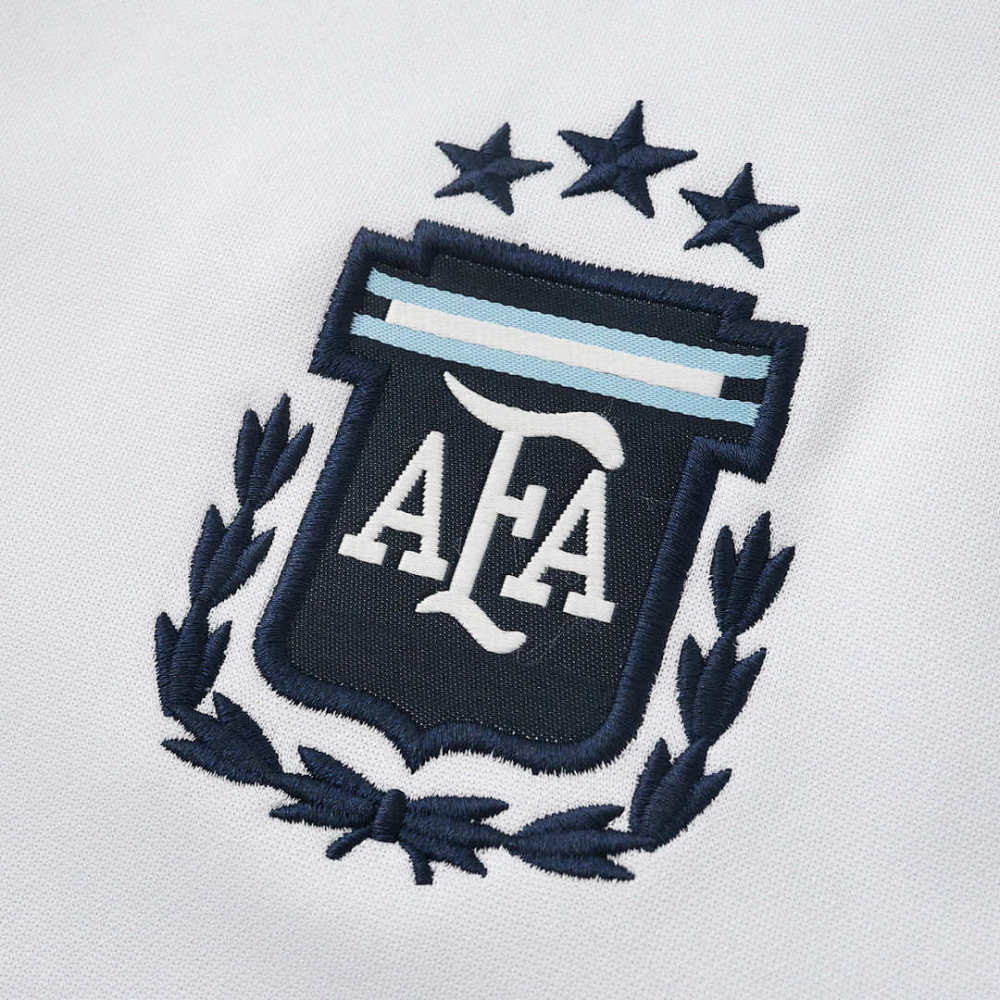 2026 FIFA World Cup Argentina White Half zip training suit set