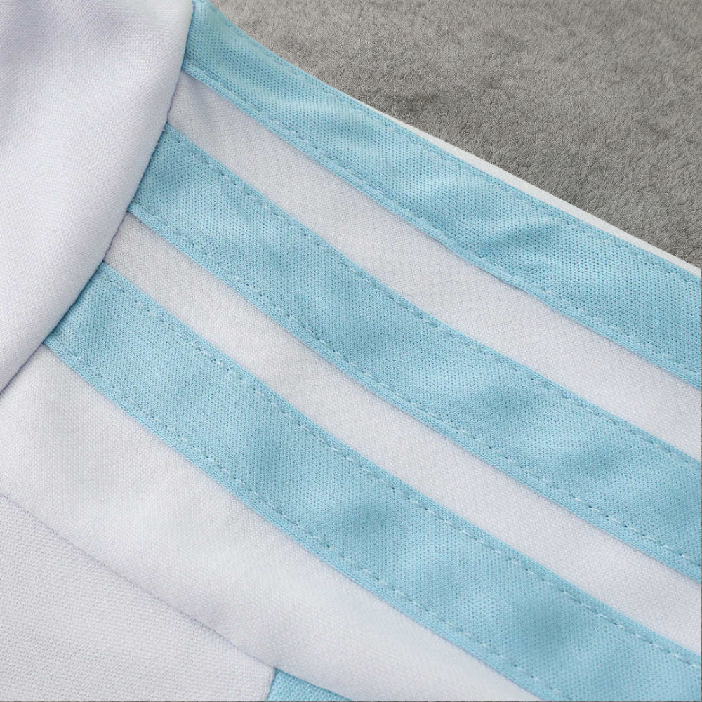 2026 FIFA World Cup Argentina White Half zip training suit set