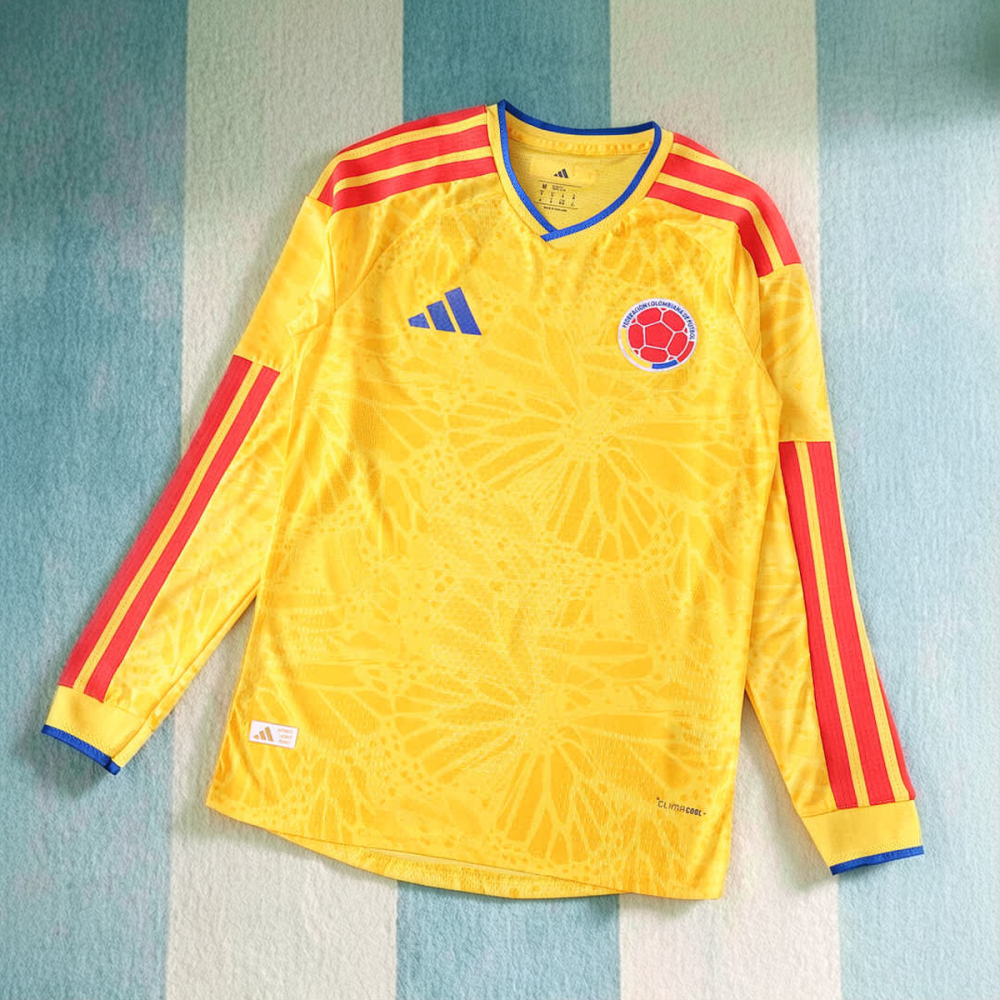 2026 FIFA World Cup Colombia home Long sleeved Player version