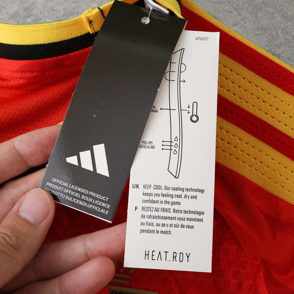2026 FIFA World Cup Belgium home Long sleeved Player version