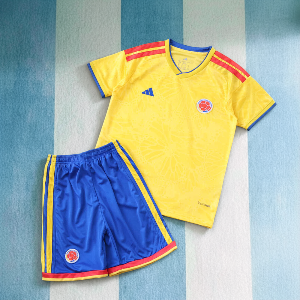 2026 FIFA World Cup Colombia home Kids kit