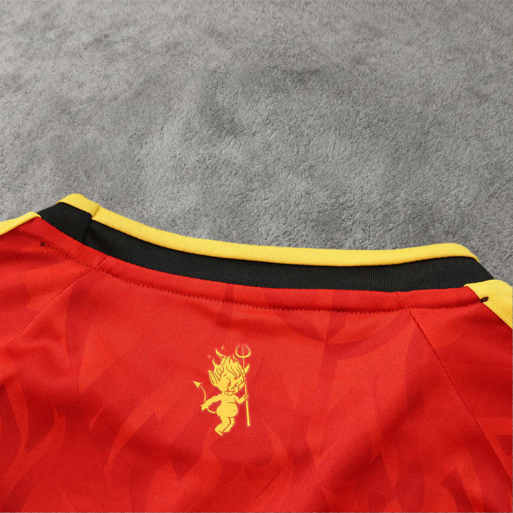 2026 FIFA World Cup Belgium home Kids kit