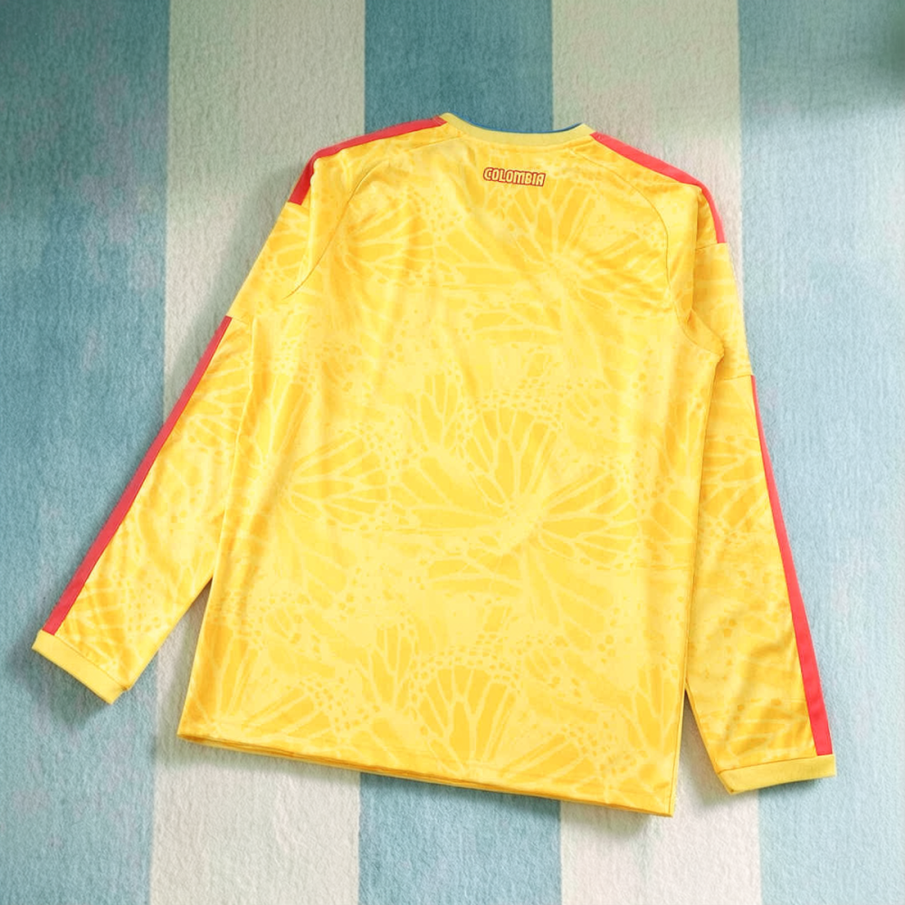 2026 FIFA World Cup Colombia home Long sleeved Fan version