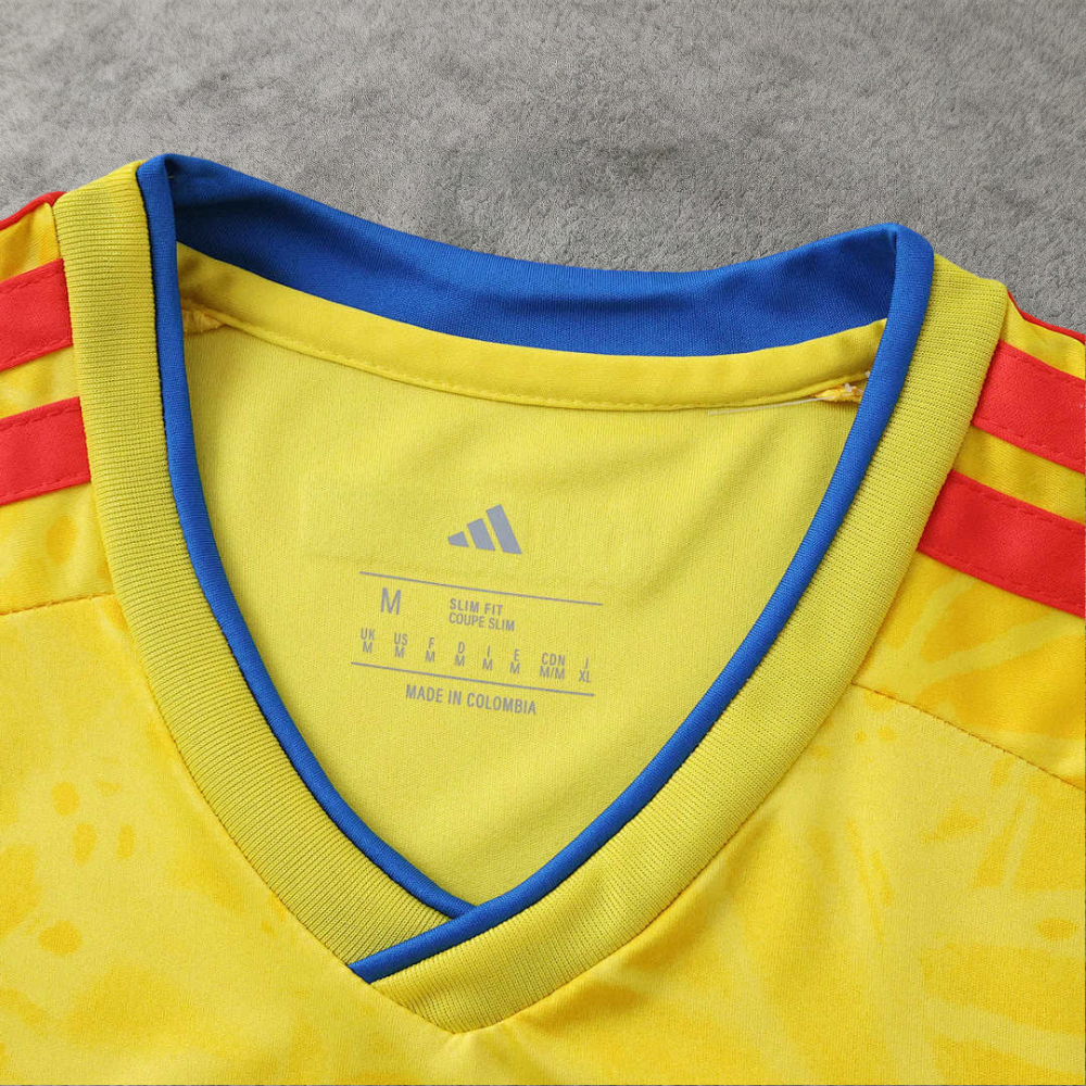 2026 FIFA World Cup Colombia home Long sleeved Fan version