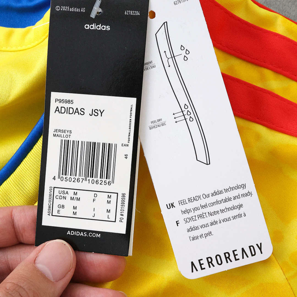 2026 FIFA World Cup Colombia home Long sleeved Fan version
