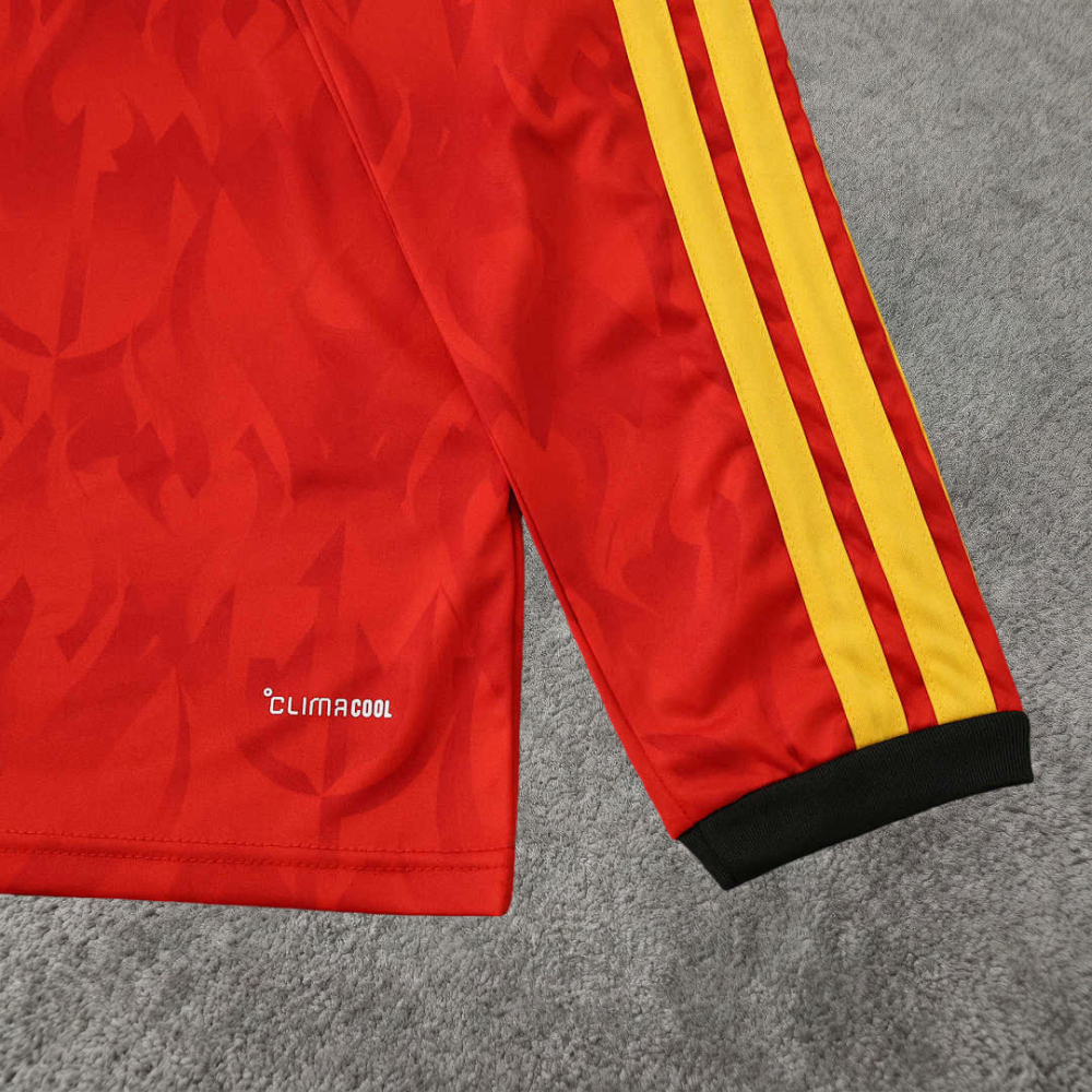 2026 FIFA World Cup Belgium home Long sleeved Fan version