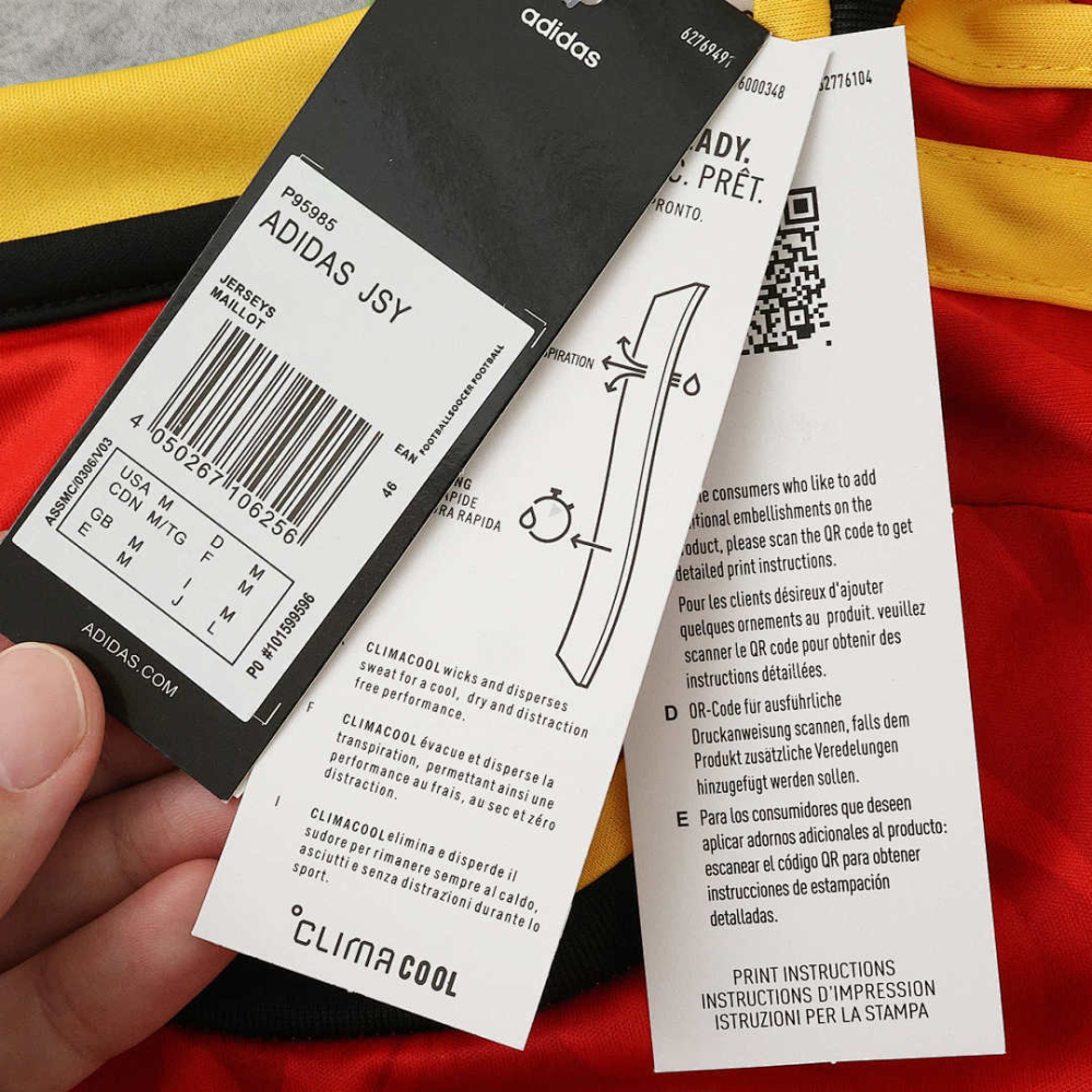 2026 FIFA World Cup Belgium home Long sleeved Fan version