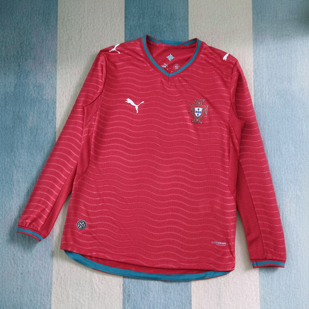 2026 FIFA World Cup Portugal home Long sleeved Player version