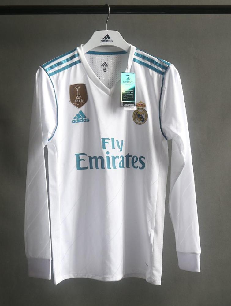2017/18 Real Madrid Home long sleeve Player Version