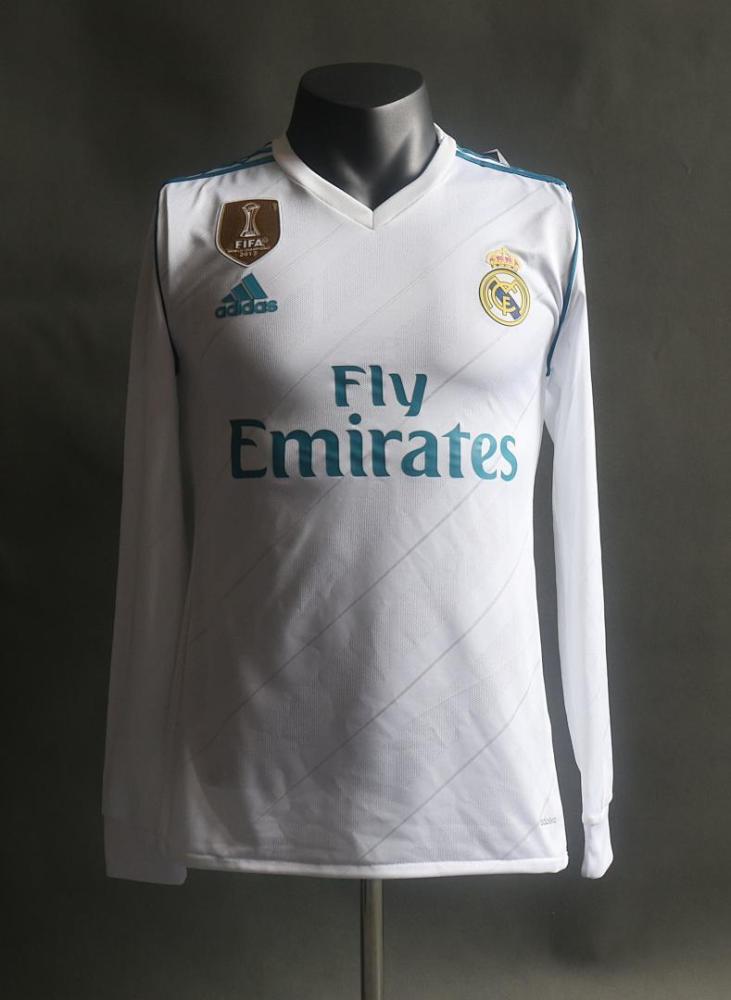 2017/18 Real Madrid Home long sleeve Player Version