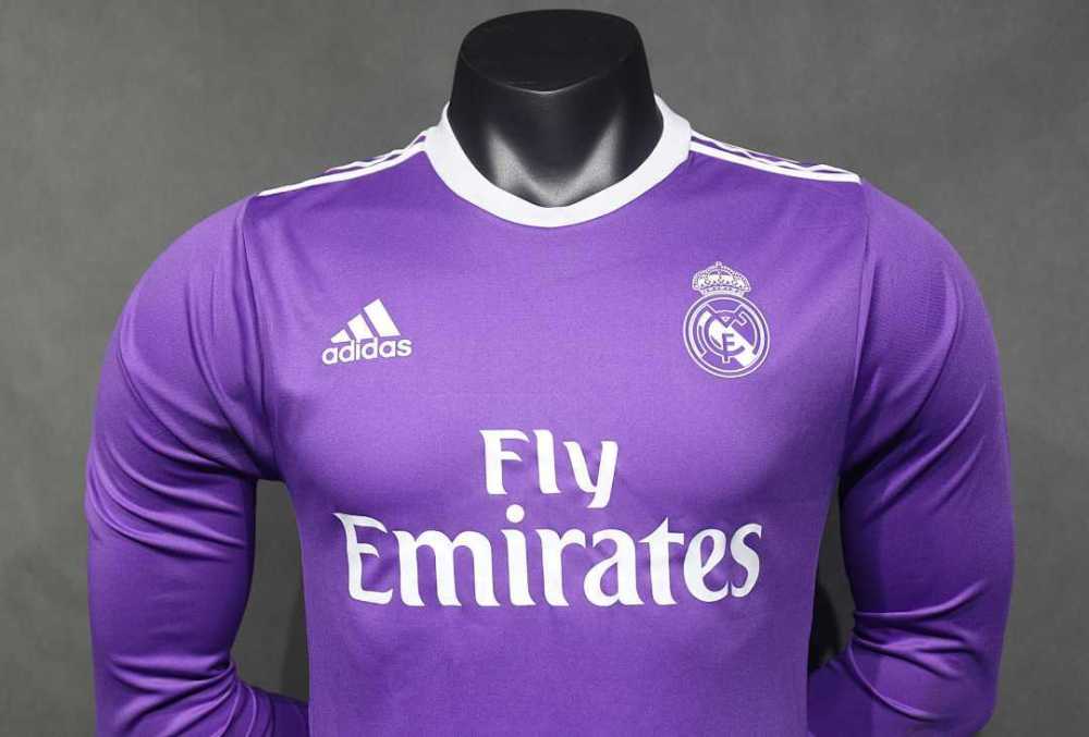 2016/17 Real Madrid Away Long sleeves Player version Retro