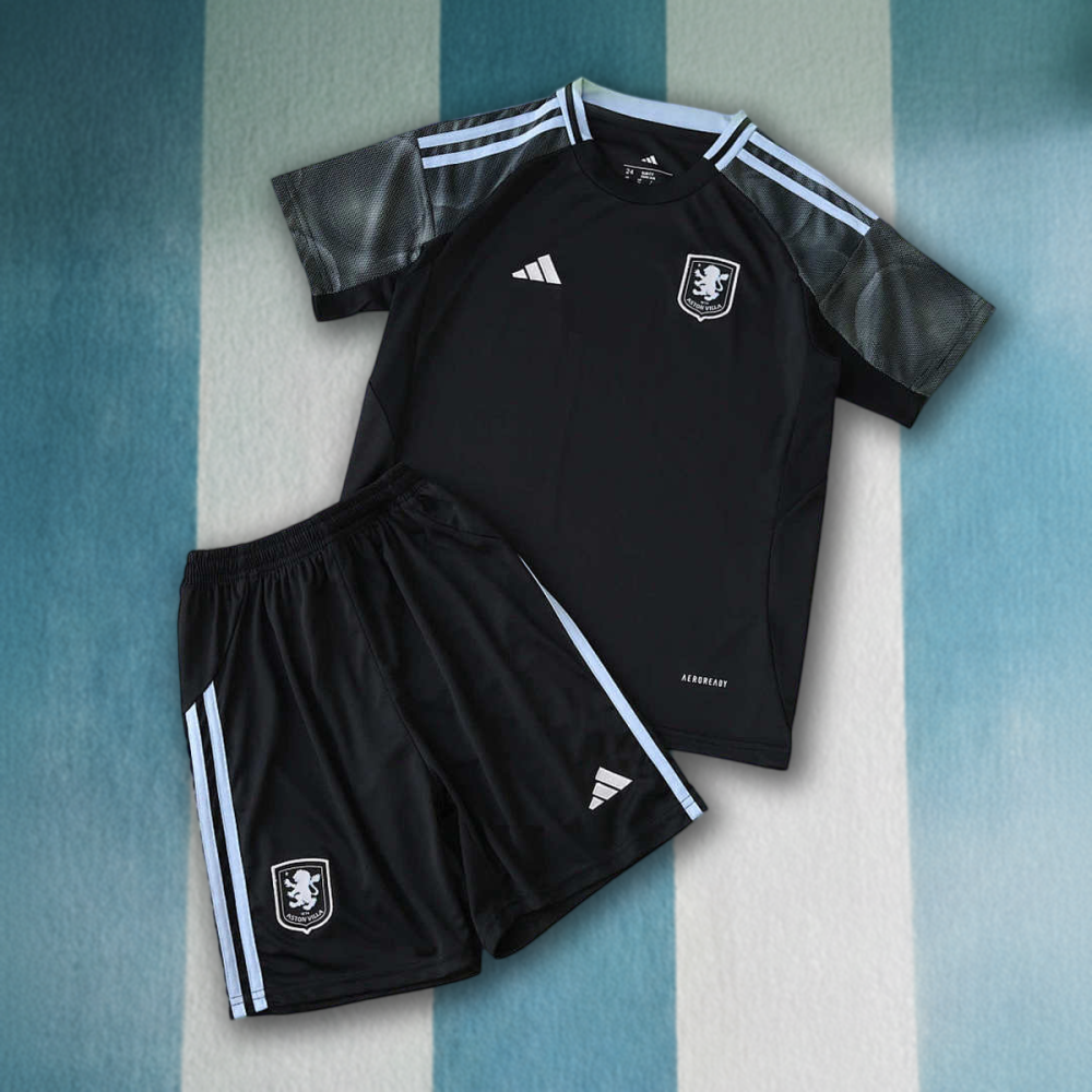 25/26 season Aston Villa F.C. away Kids kit