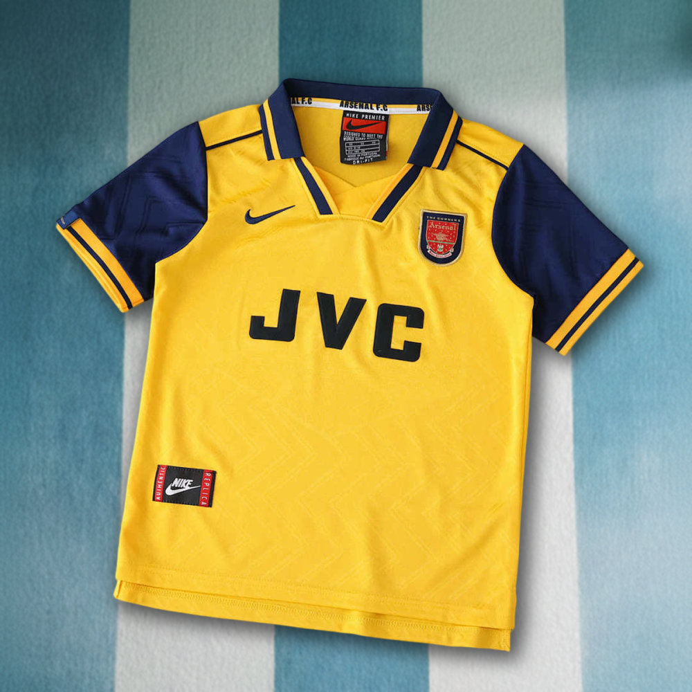 9697 season Arsenal F.C. away retro Kids kit