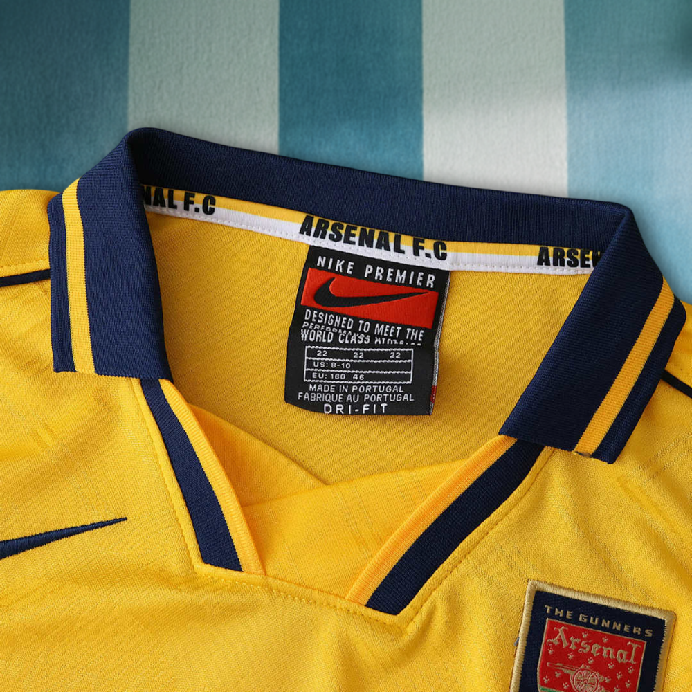 9697 season Arsenal F.C. away retro Kids kit
