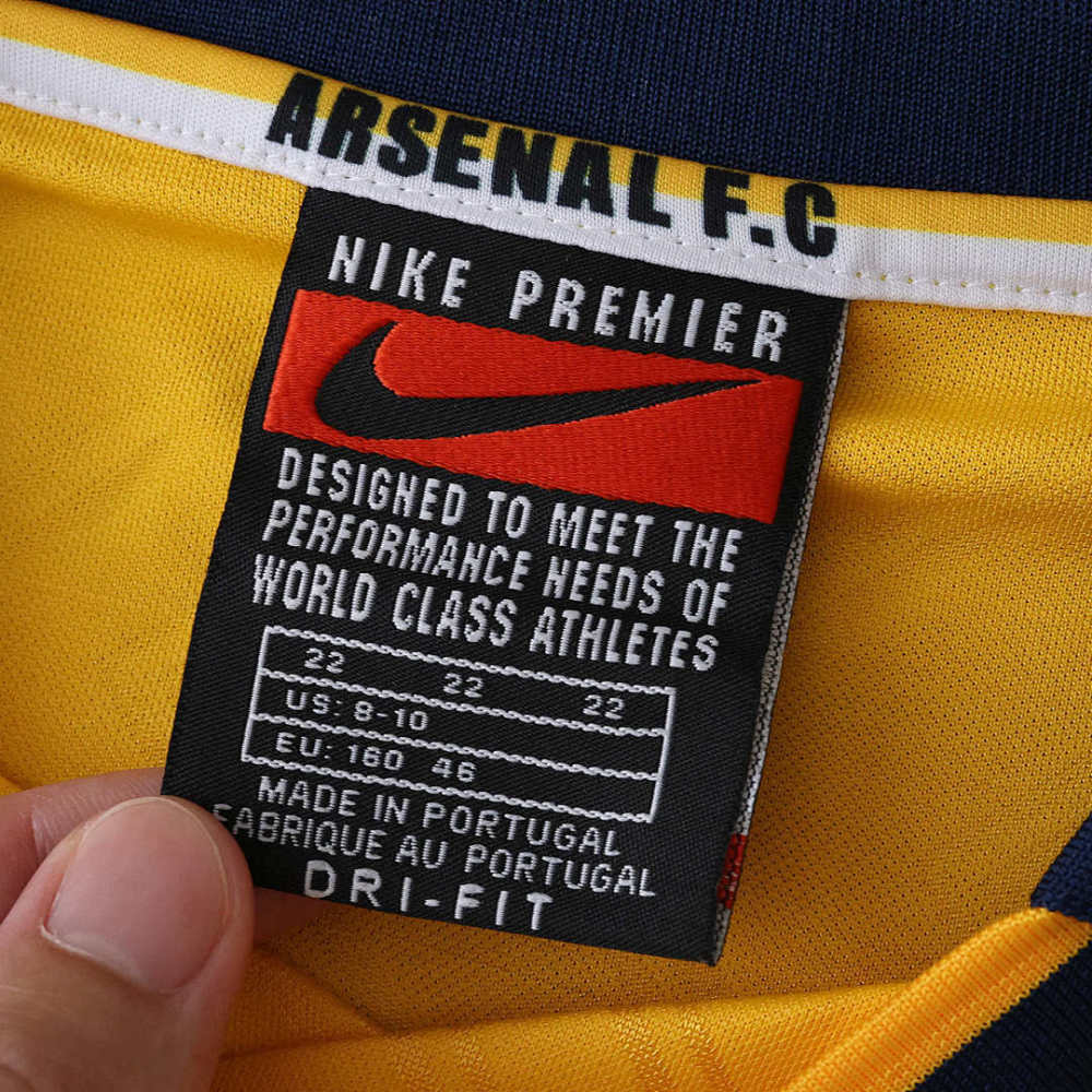 9697 season Arsenal F.C. away retro Kids kit