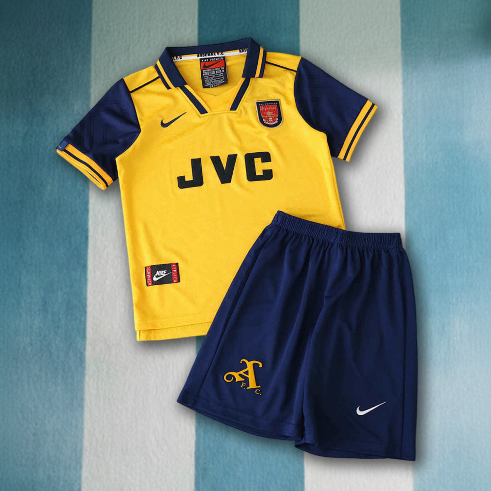 9697 season Arsenal F.C. away retro Kids kit