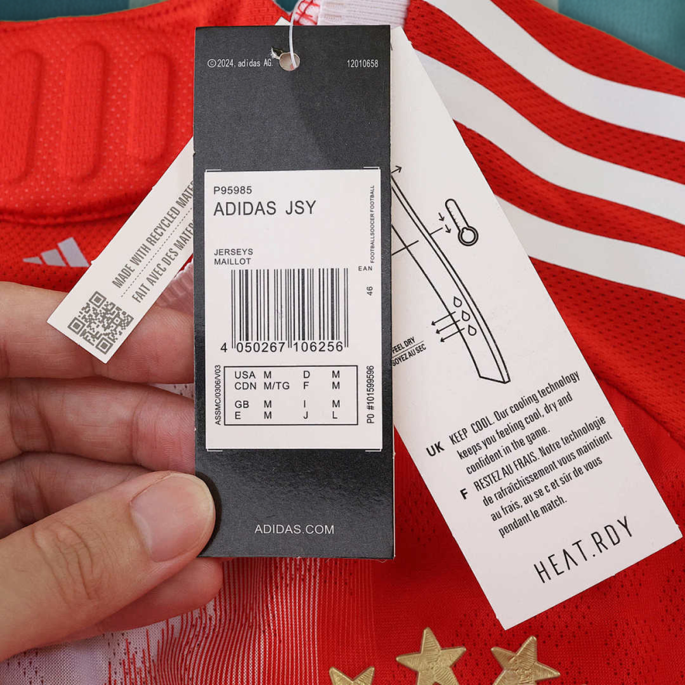 2526 season Fußball-Club Bayern München home Long sleeved Player version