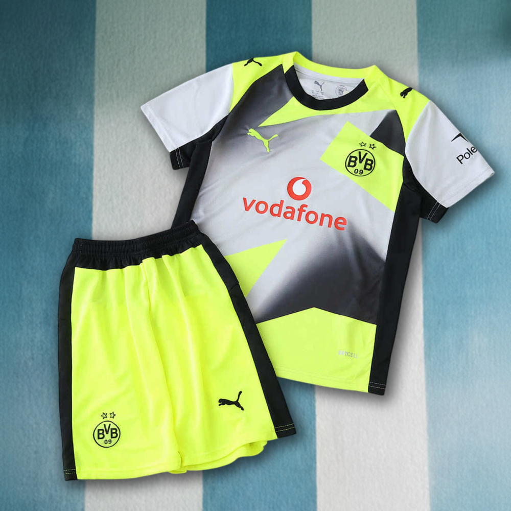 25/26 season Borussia Dortmund away Kids kit