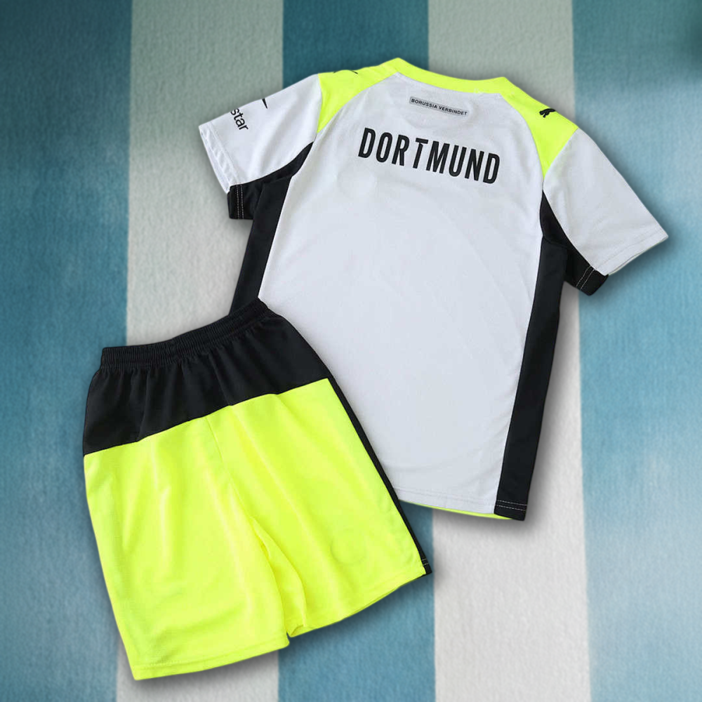 25/26 season Borussia Dortmund away Kids kit
