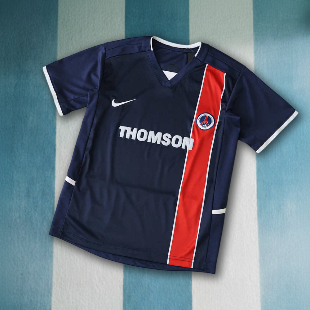 02/03 season Paris Saint-Germain F.C. home retro Kids kit