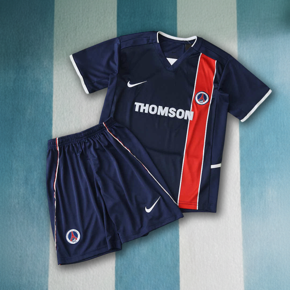 02/03 season Paris Saint-Germain F.C. home retro Kids kit