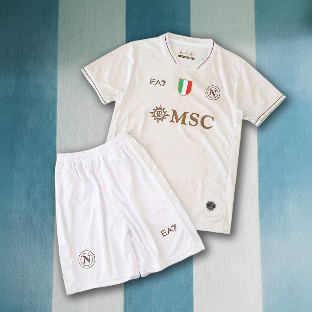 25/26 Season S.S.C. Napoli Away kids kit