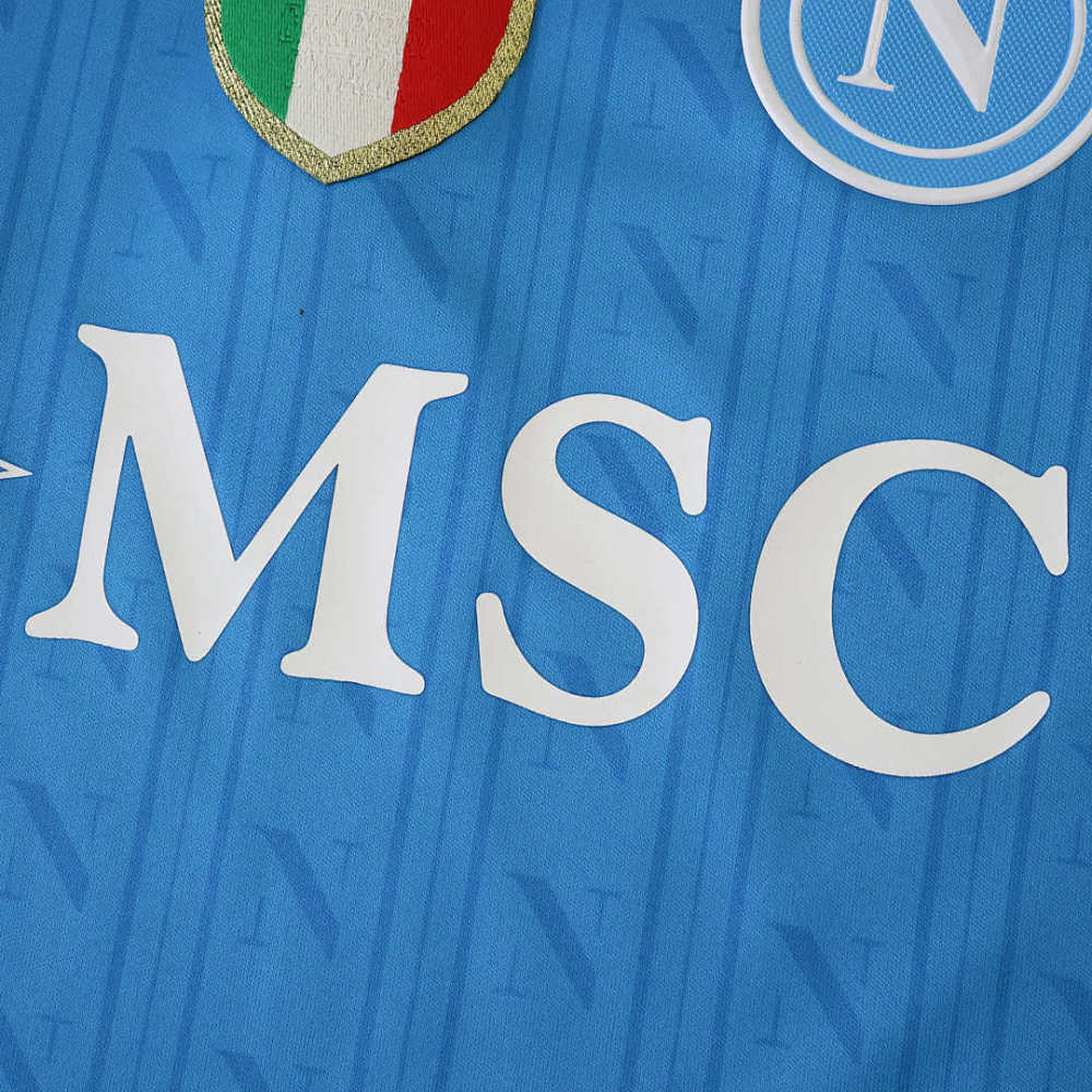 2526 Season S.S.C. Napoli Home  kids kit