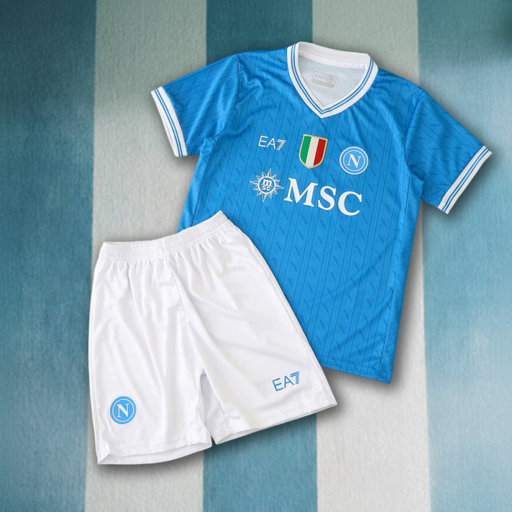 2526 Season S.S.C. Napoli Home  kids kit