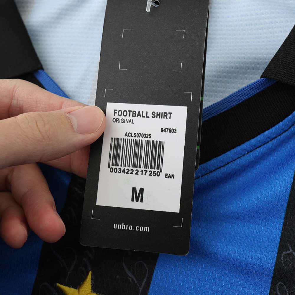 9798 season F.C. Internazionale Milano home Long sleeved retro Fan version