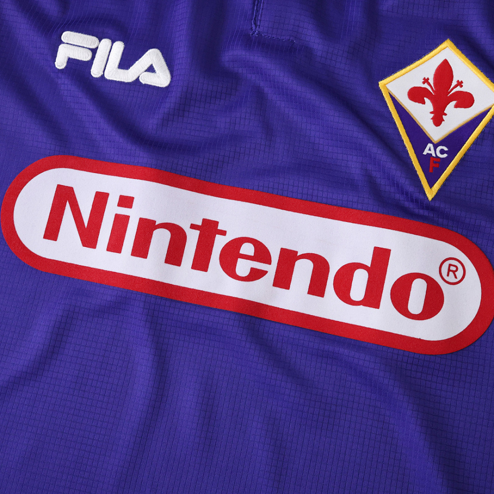 9899 season ACF Fiorentina home retro Fan version