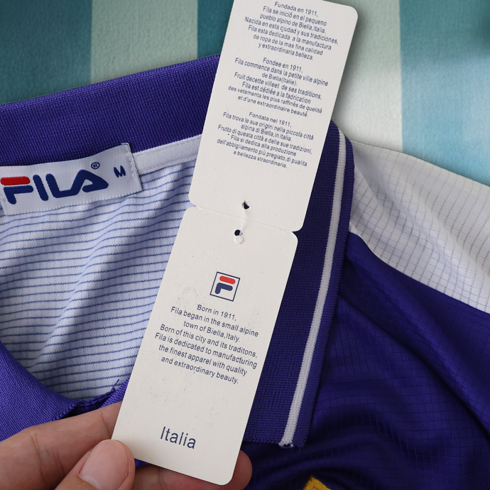 9899 season ACF Fiorentina home retro Fan version