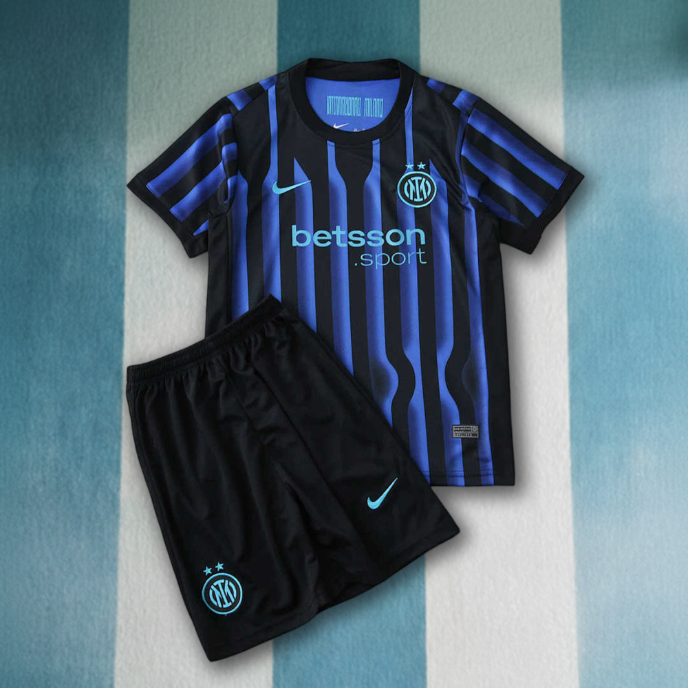 25/26 season F.C. Internazionale Milano home Kids kit