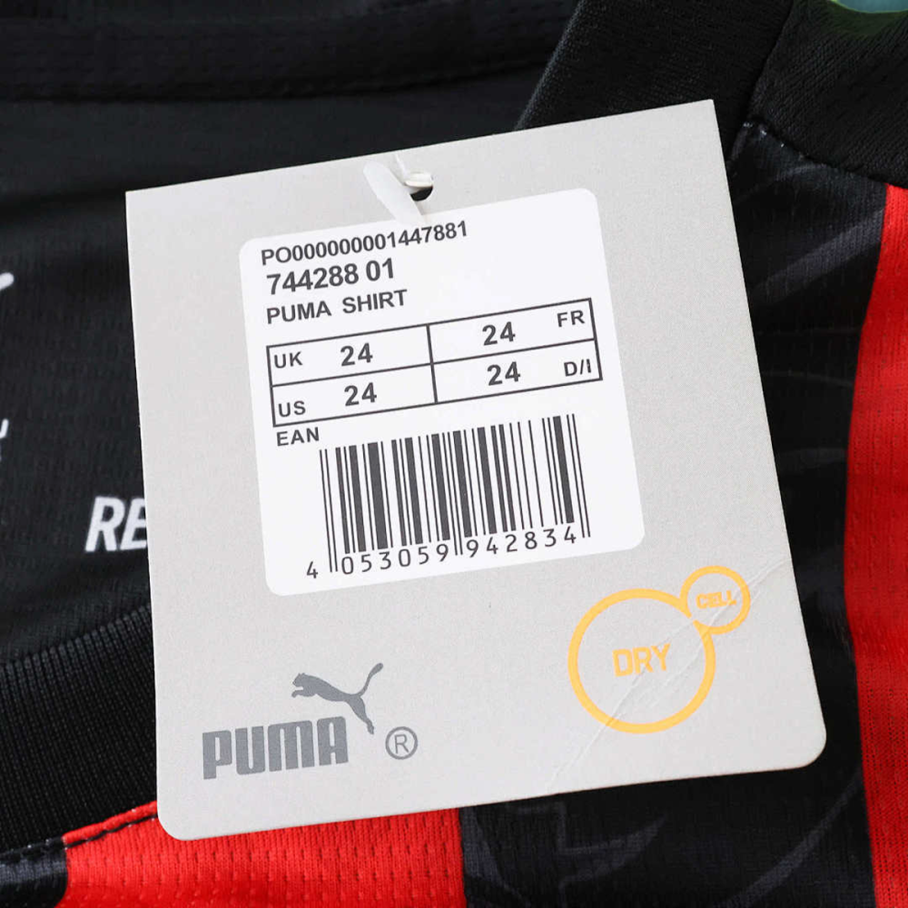 2526 season A.C. Milan home Kids kit