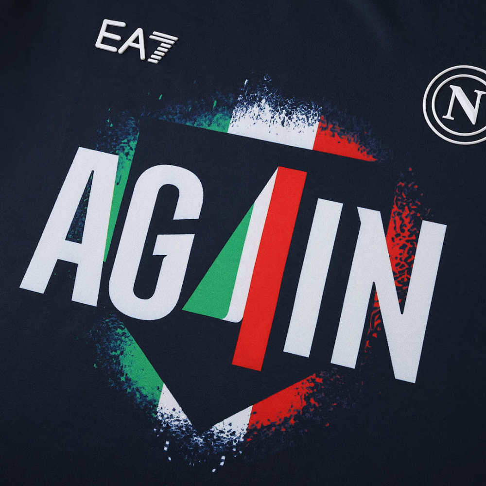 25/26 S.S.C. Napoli win a championship T shirt