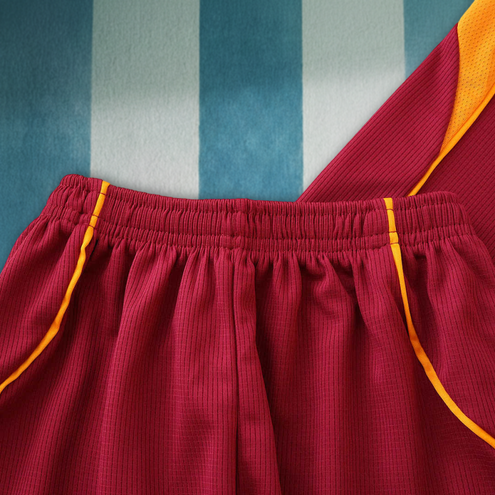 25/26 season A.S. Roma home Kids kit