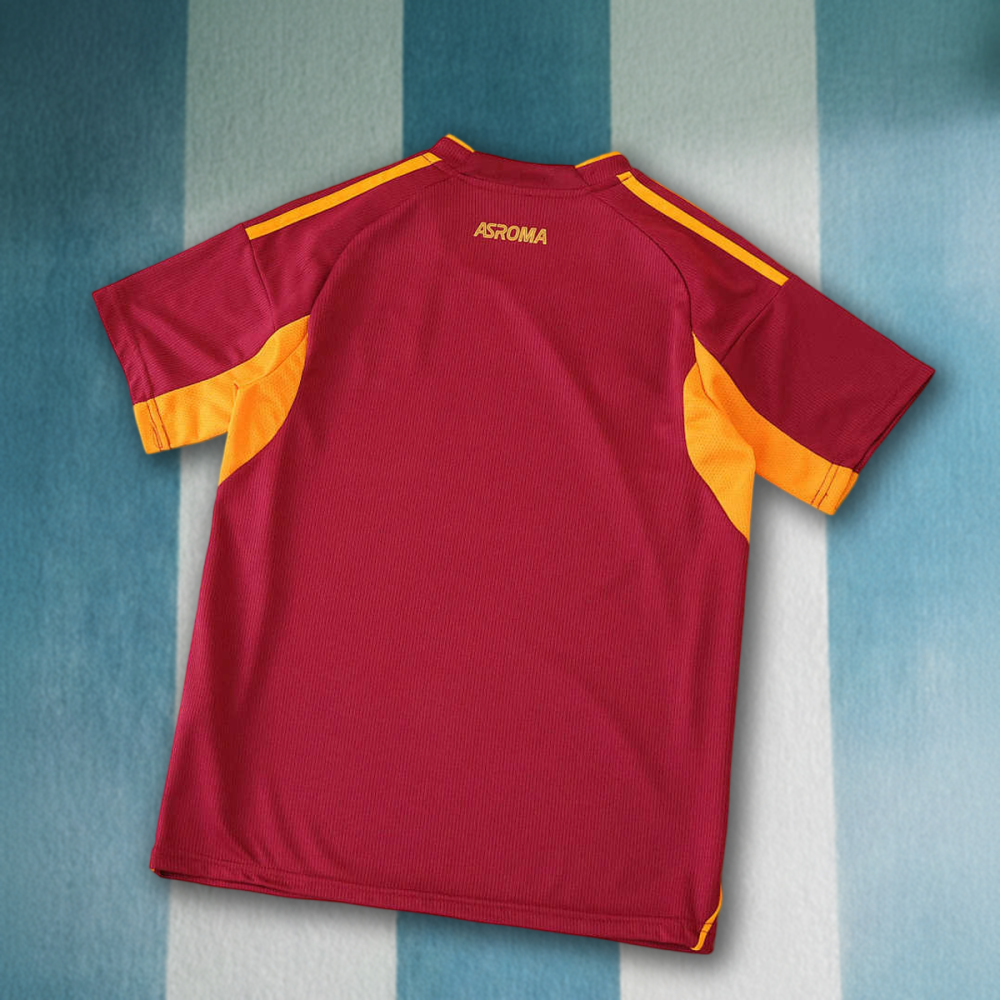 25/26 season A.S. Roma home Kids kit