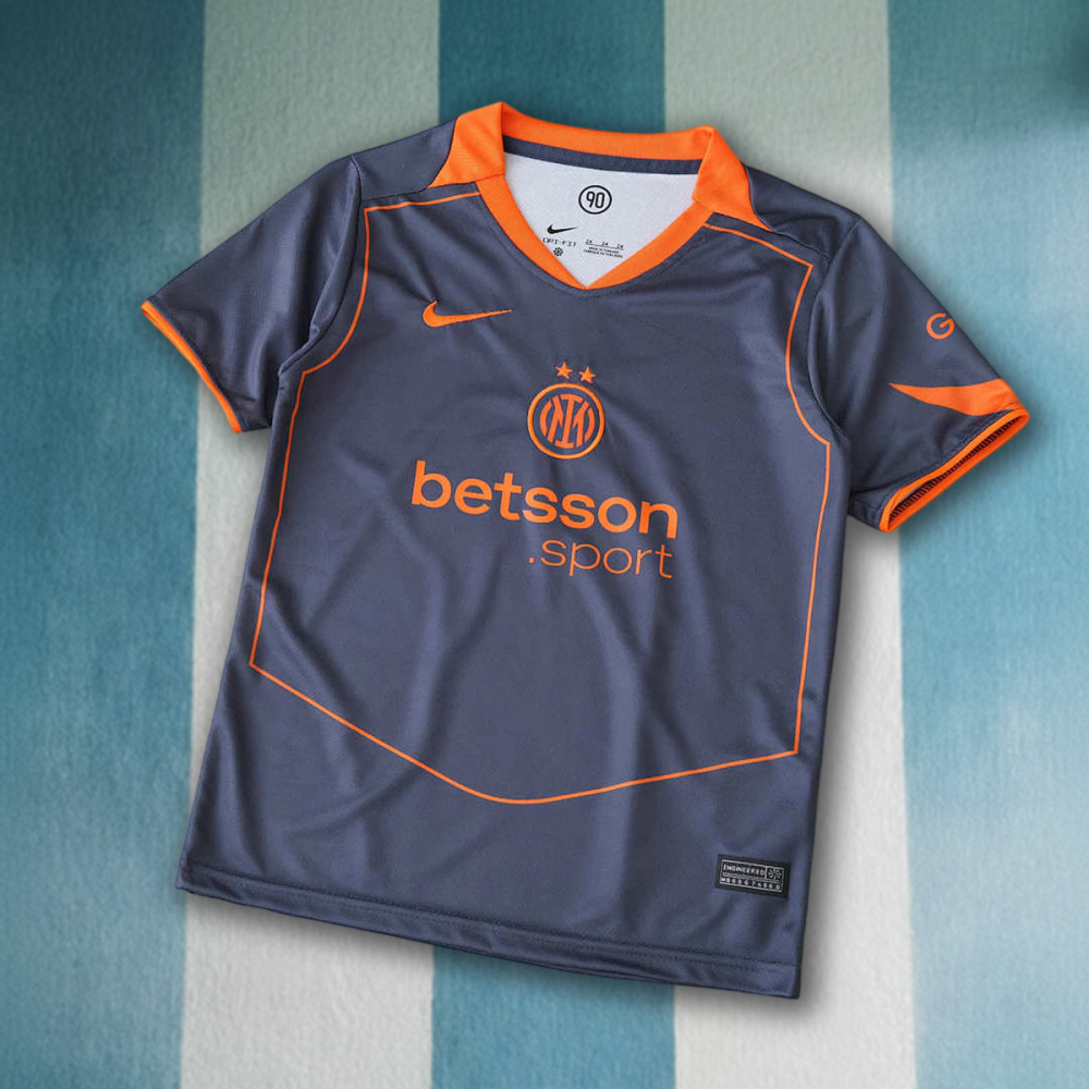 25/26 season F.C. Internazionale Milano third Kids kit