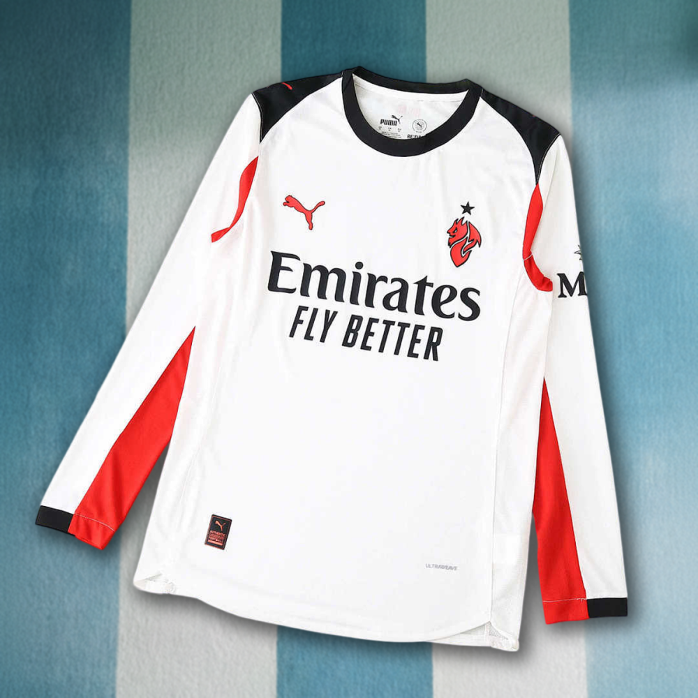 25/26 Season  A.C. Milan Away Long sleeved Player version
