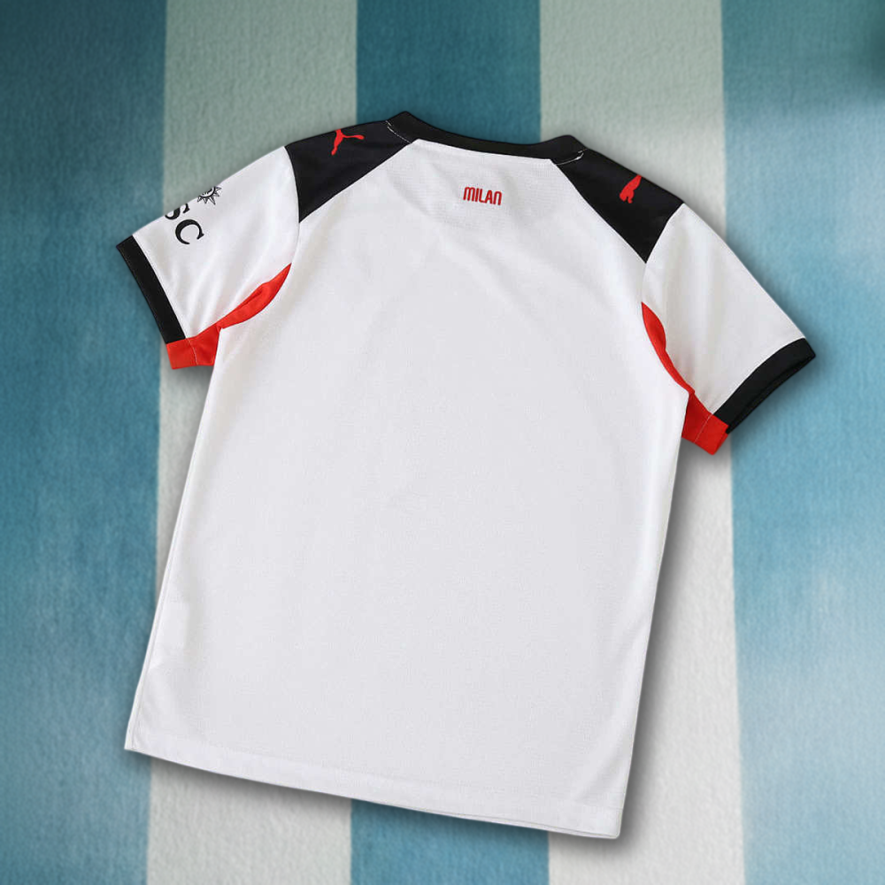 25/26 Season A.C. Milan  Away Kids Kit