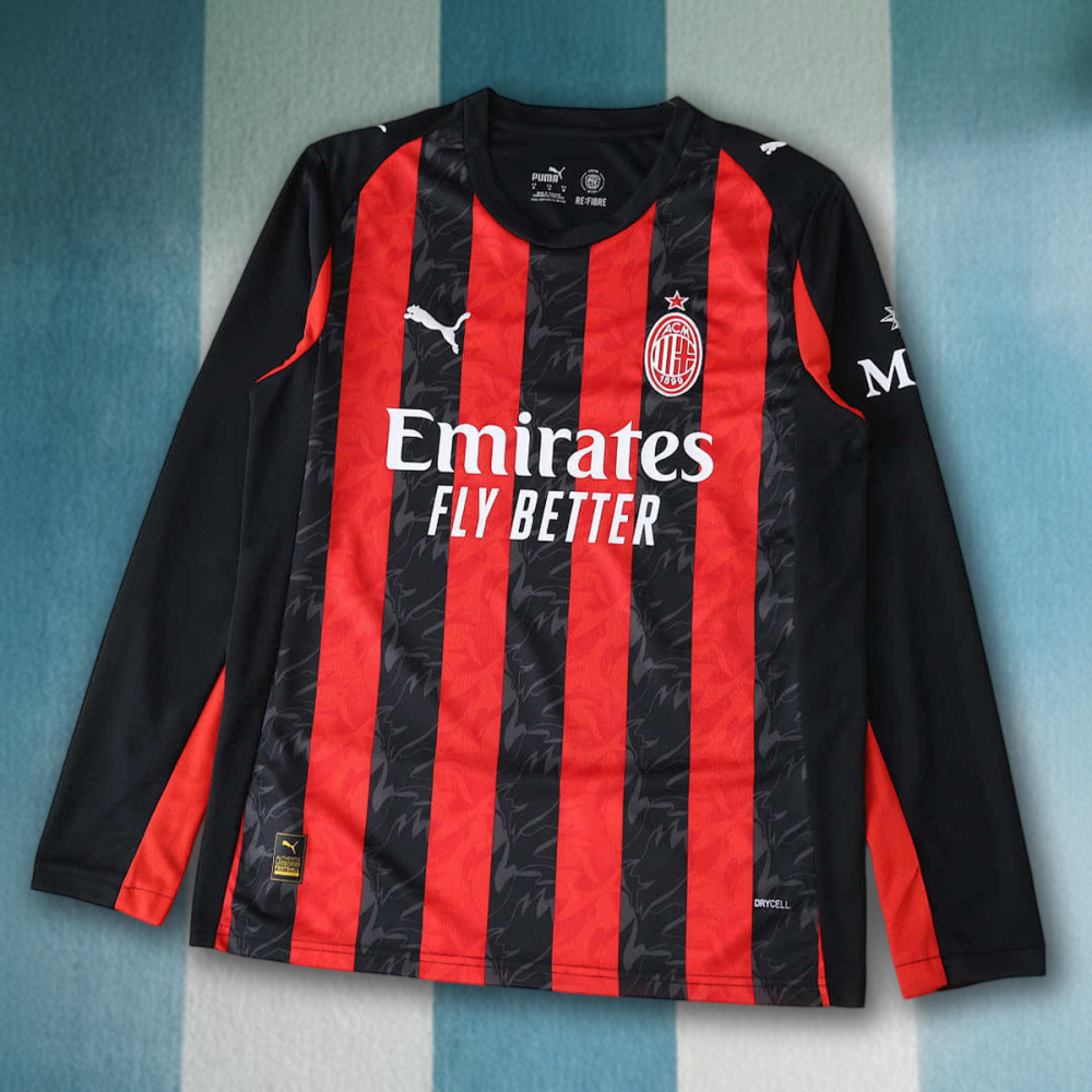 25/26 season A.C. Milan home Long sleeved Fan version