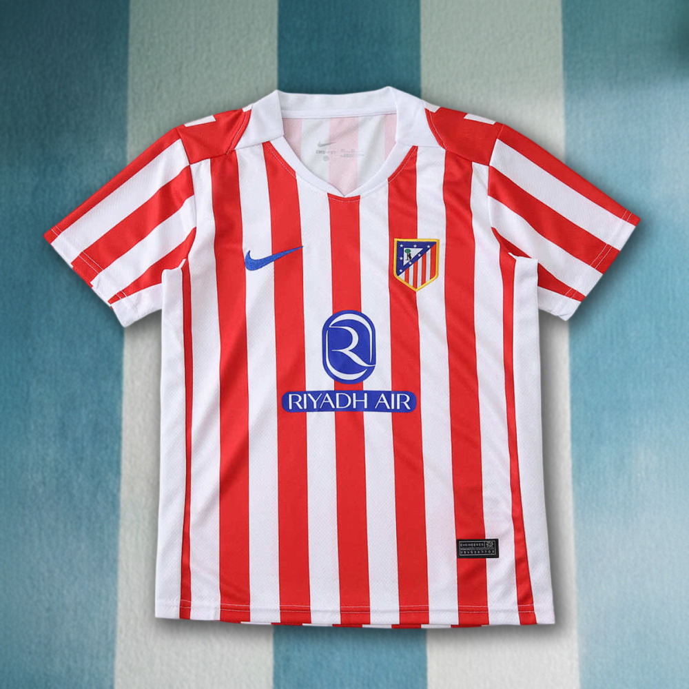 2526 season Atletico Madrid home Kids kit