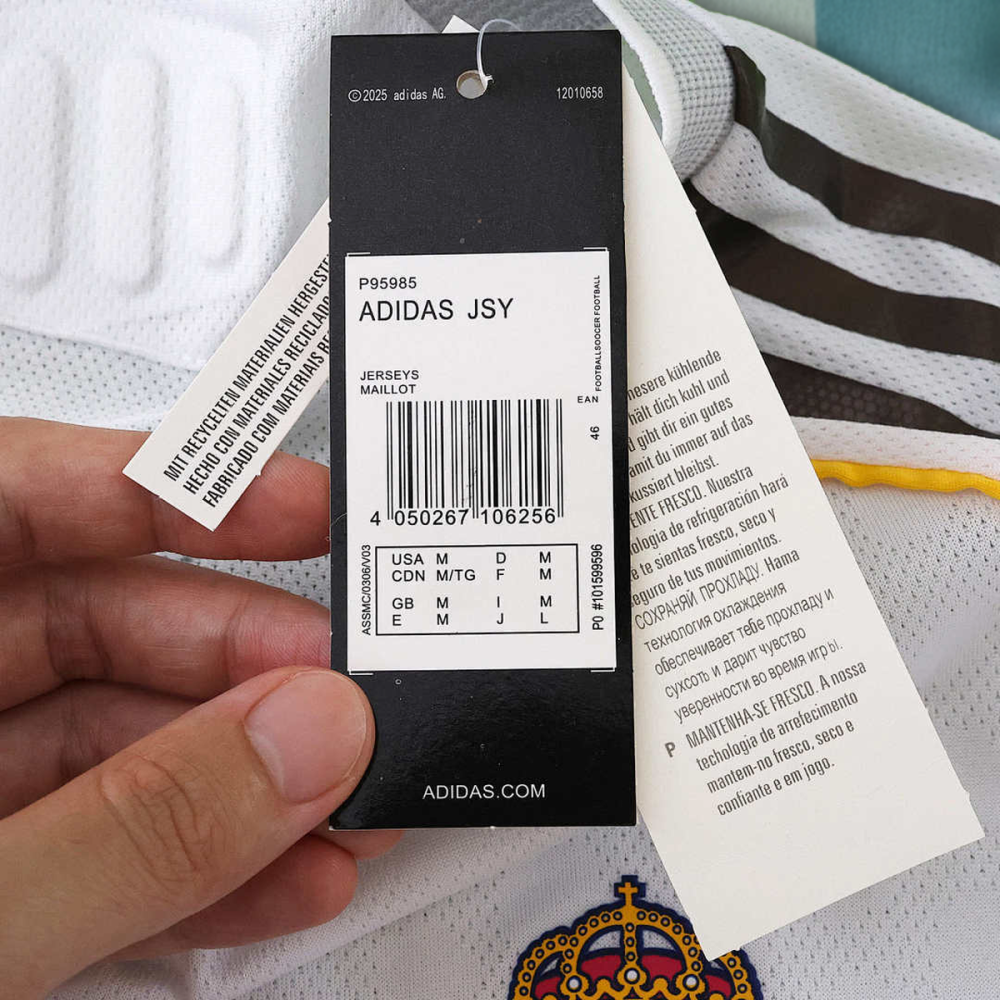 25/26 season Real Madrid CF home Long sleeved Player version