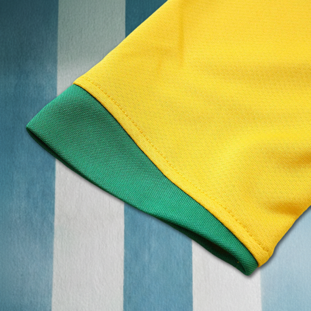 2006 season Brazil home Long sleeved retro Fan version