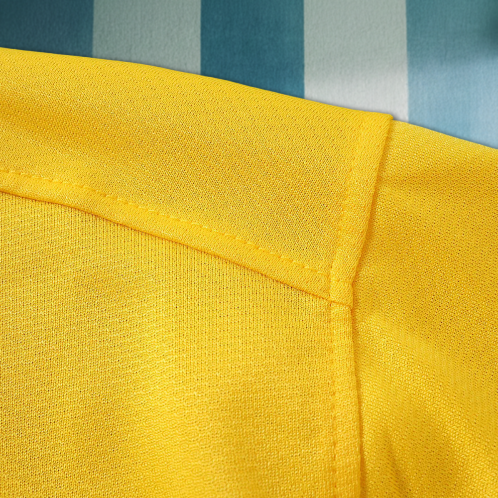 2006 season Brazil home Long sleeved retro Fan version