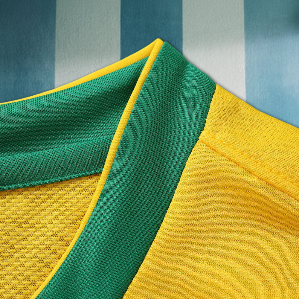 2006 season Brazil home Long sleeved retro Fan version