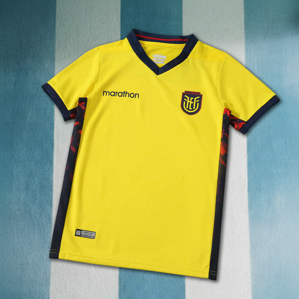 2026 FIFA World Cup Ecuador home Kids kit