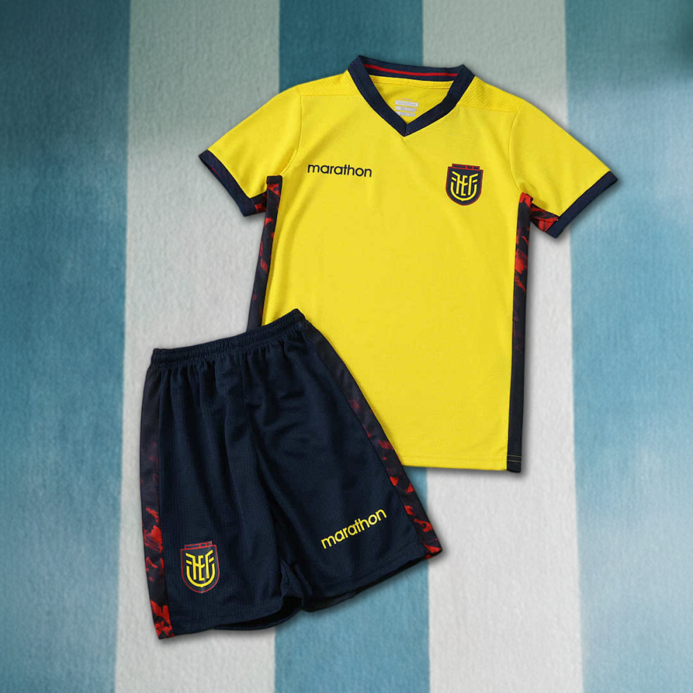 2026 FIFA World Cup Ecuador home Kids kit