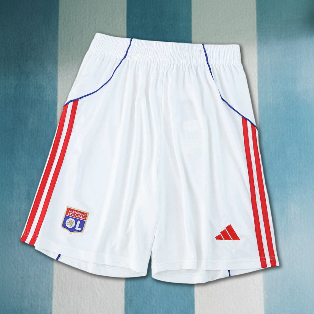 25/26 season Olympique Lyonnais home shorts